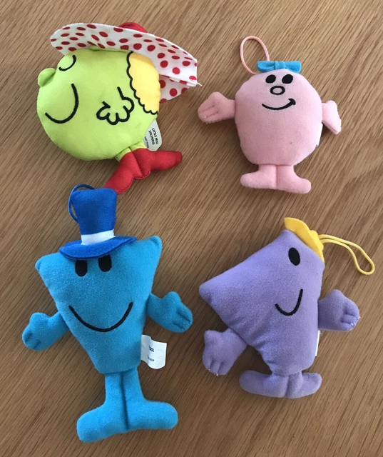 MCDONALDS HAPPY MEAL Mr Men & Little Miss Plush Toy Bundle 2021 x4 8.