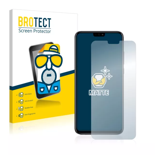 2x BROTECT Anti-Reflets Protection Ecran pour Honor 8X Film Protecteur Mat