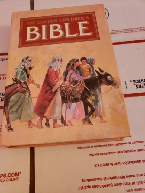 The Golden Children's Bible Old & New Testament Colorful Pictures Hardcover