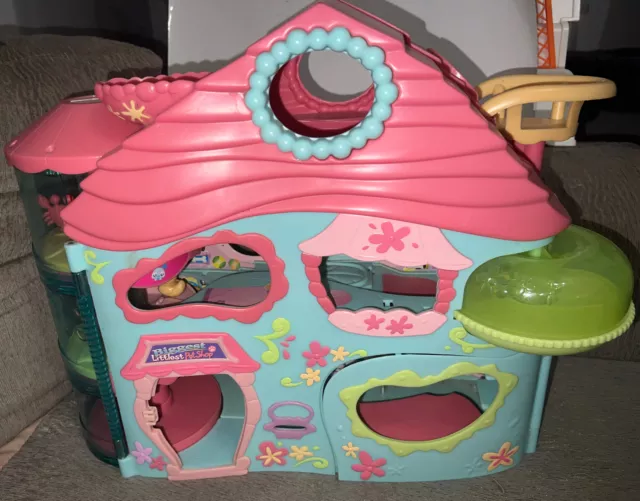 Biggest Littlest Pet Shop Play set House Foldable 2005 Hasbro LPS PLAYHOUSE  ONLY