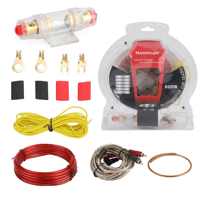 800W 5M Câble HT168 Car Câblage d'amplificateur Kit l'audio RCA Sub Wire E3
