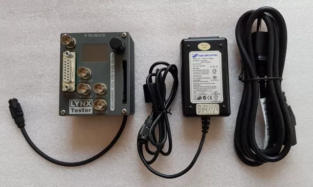 Lynx P TG 3610 PTG3610D Testor SD HD-SDI Video AES Audio Test Pattern Generator