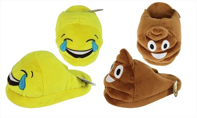 Mens poop on sale emoji slippers