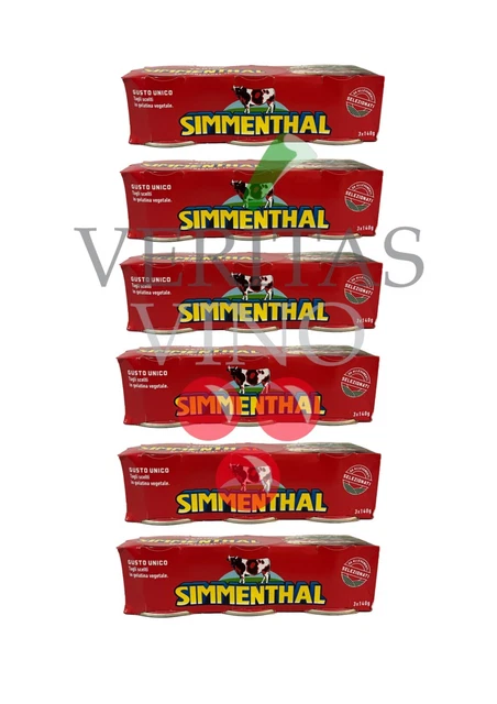 18x140g SIMMENTHAL - Manzo ad Aspik (2,52kg) 100% italiano. Carne bovina