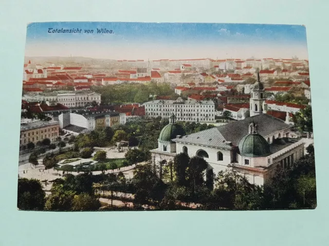 AK Vilnius Wilna Litauen Totalansicht ca. 1915 ungelaufen