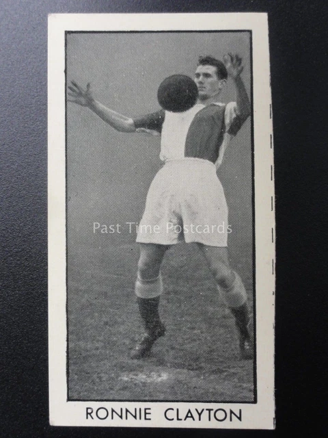 No.17 RONNIE CLAYTON - Football Stars by D.C. Thomson & Co 1957