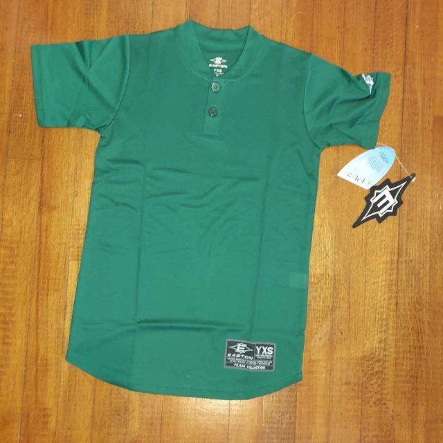 Easton Skinz Jersey Youth XS High Performance Bio-Dri Short Sleeve Green