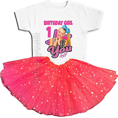 JoJo Party 1st Birthday Fuchsia Tutu Outfit Personalized Name option