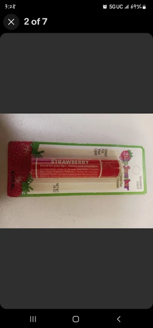 Vintage Rare Bonne Bell Lip Smacker 80’s Strawberry 51631 .14 Oz Sealed