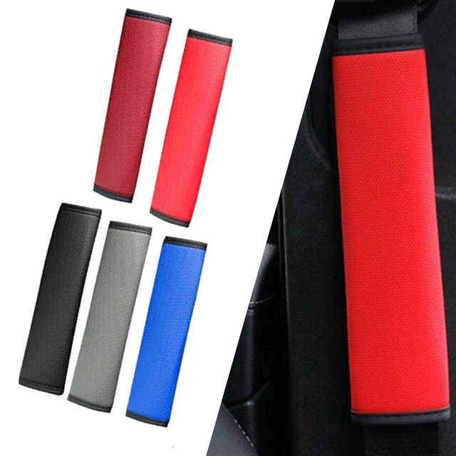 2X Skin Feeling Protect Cushion Shoulder Guard Car Seat Belt Pad Cover Parts