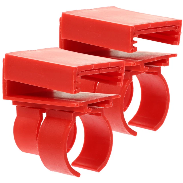 2 piezas Soporte Lámpara Para Plantas De Acuario Clip De Seguridad Plástico