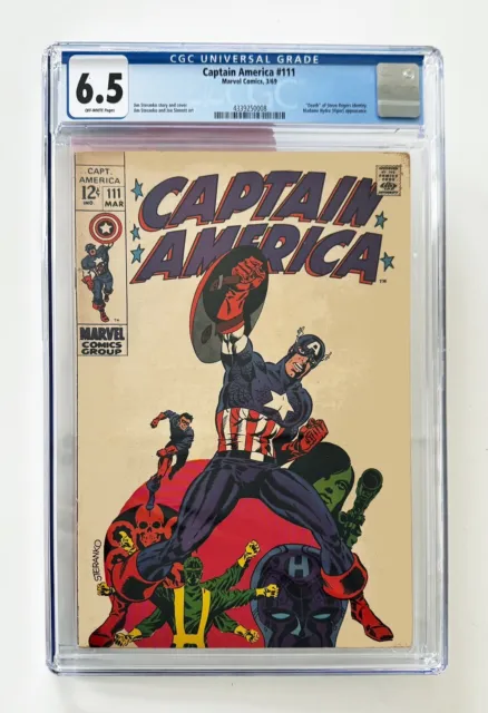 Captain America #111 cgc 6.5 (Off-White pages)