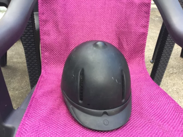 Reiterhelm TCM, Schwarz matt , Größe 52cm -56cm gebraucht siehe Foto 