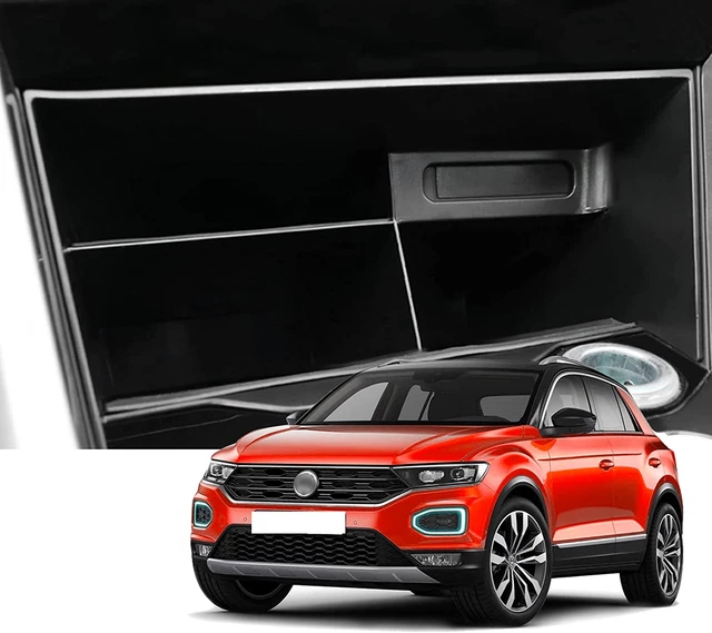 Scatola Portaoggetti Del Console Centrale Compatibile Con VW T-ROC 2018-2022, Co