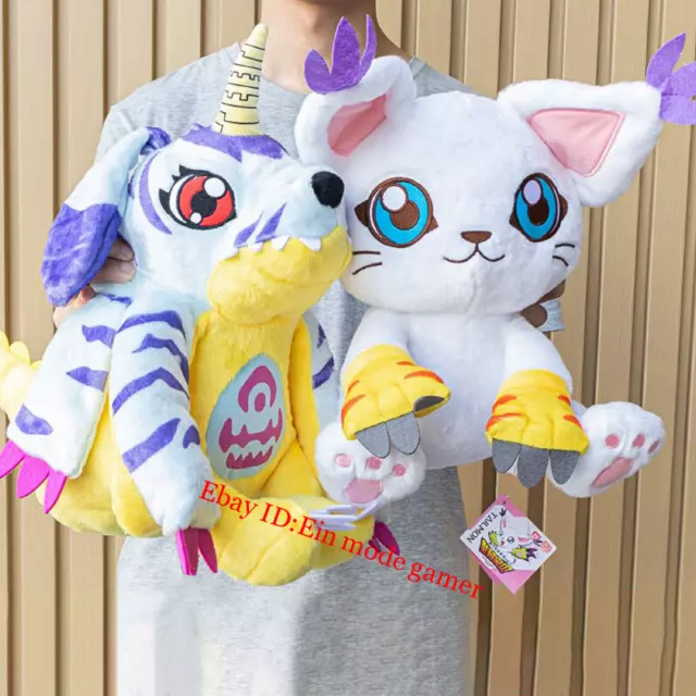 Digimon Adventure Action Figure Plush Toy Patamon Tailmon Cartoon Stuffed Doll