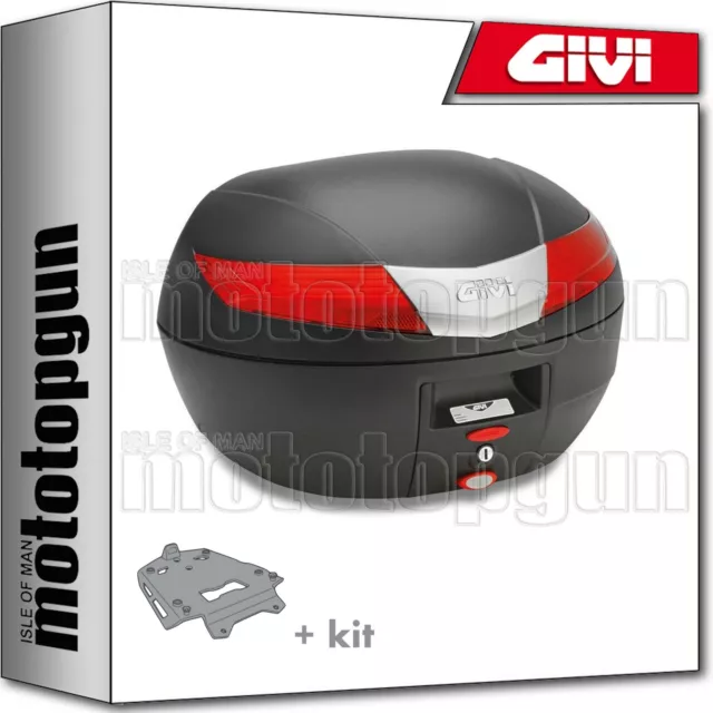 Givi Top Case V40N + Porte-Paquet Bmw R 1200 Gs Adventure 2018 18