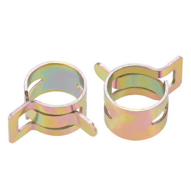 Nastro acciaio morsetto 16mm tubo fermagli fascetta acciaio manganese 10pz