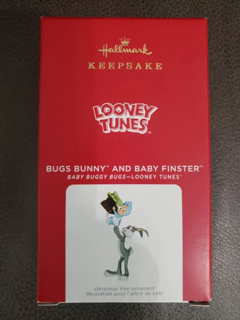 2021 Hallmark Keepsake Ornament   Buggs Bunny and Baby Finster  Looney Tunes NEW