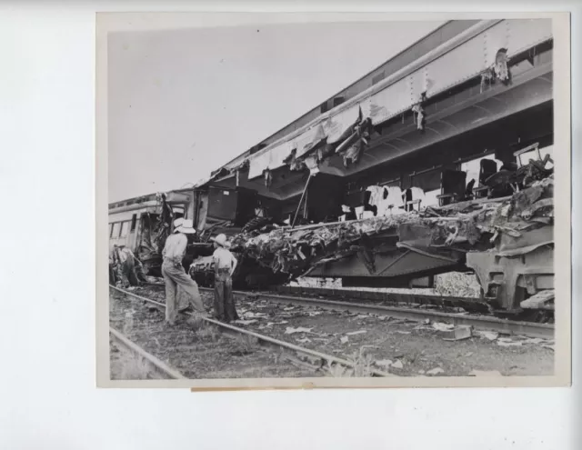 Fowler Colo Original Foto Zugwrack Vintage 7X9 Zoll Eisenbahn 1944