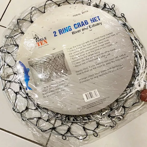 New Crab Net River and Estuary Blue Swimmer Crab pot  2 ring