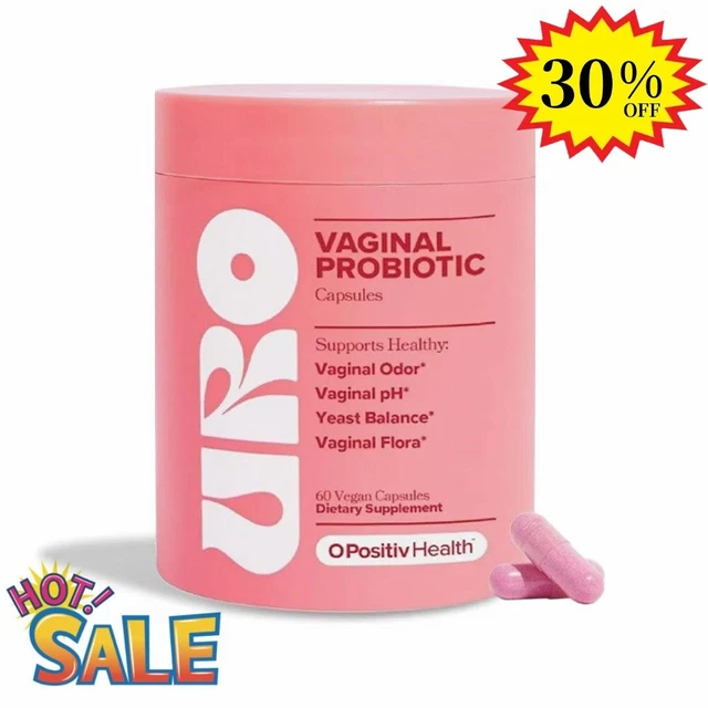 60PCS VAGINAL PROBIOTICS For Women PH Balance With Prebiotics 