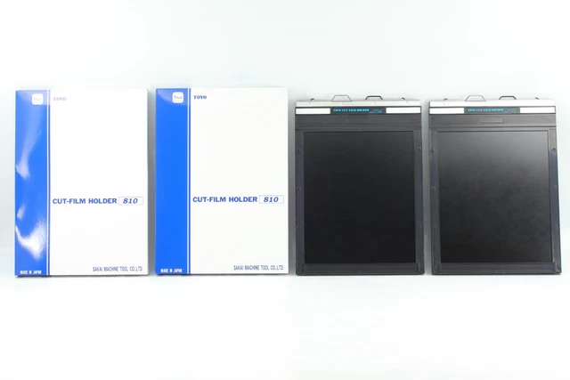 Embalaje [Nuevo] Sin usar toyo 8x10 810 Corte Película Soporte x2 De Japón