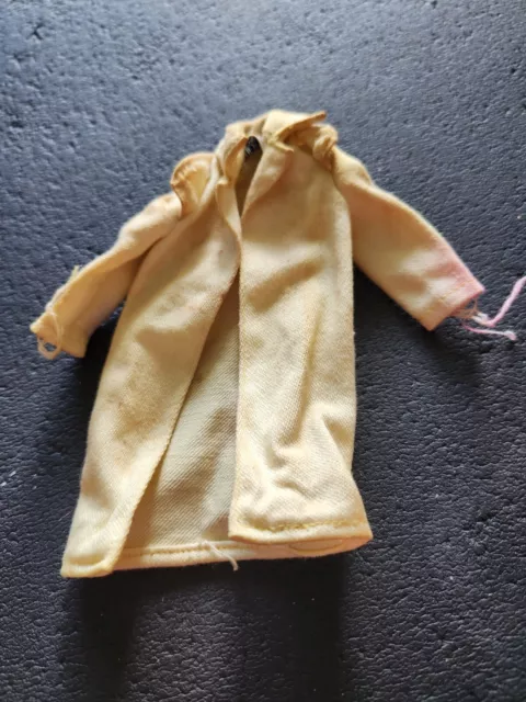 Vintage Skipper Yellow Barbie Coat Rain Or Shine From 1965