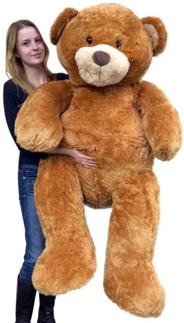 Giant Teddy Bear 5 Feet Tall Superior Quality Big Soft Teddybear Brown 60 Inches