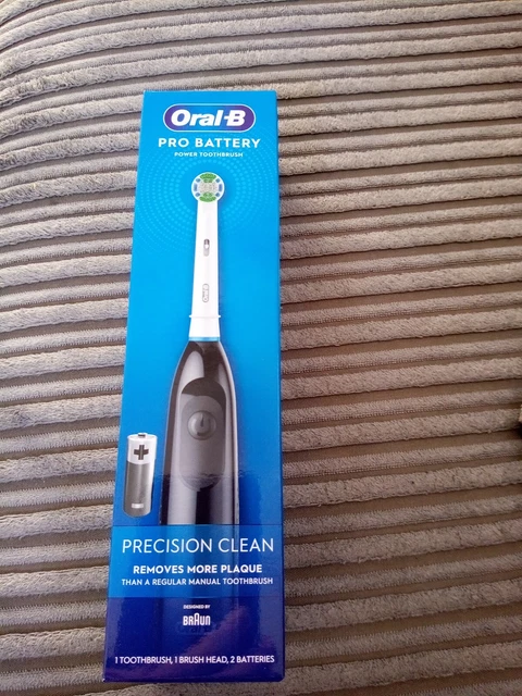Oral-B Pro Spazzolino da denti Alimentazione Precisione Pulibile DB5 NERO Batterie Incluse