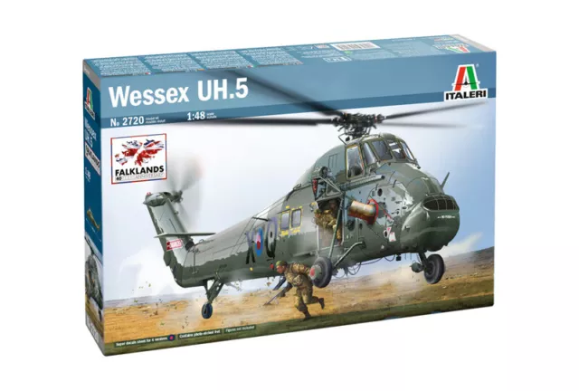 Italeri 2720 1/48 Scale Model Helicopter Kit Royal Navy Westland Wessex UH.5
