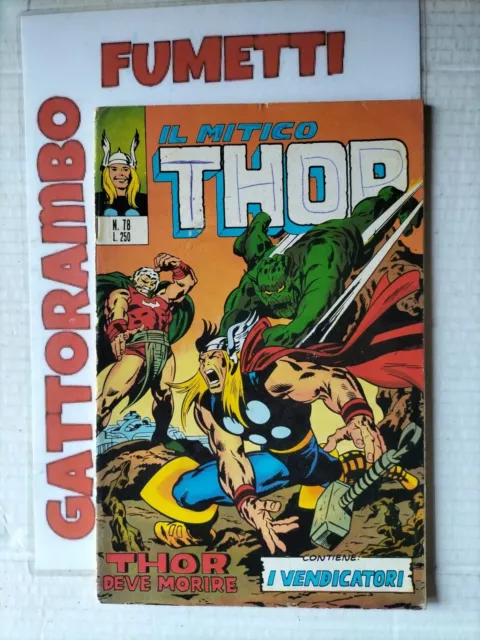 Il Mitico Thor N.78 anno 1974 - Ed. Corno Buono