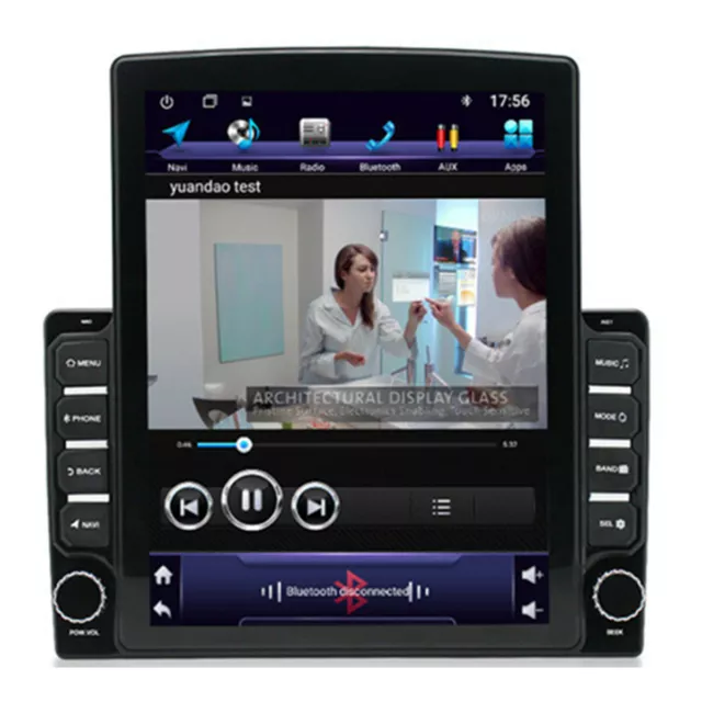 Bluetooth Android 9.1 Car Stereo GPS Navi Radio Player WIFI FM USB OBD DAB 1+16G