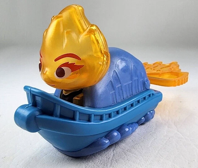 2023 MCDONALD'S DISNEY Pixar Elemental 5 Ember on the Scooter Happy