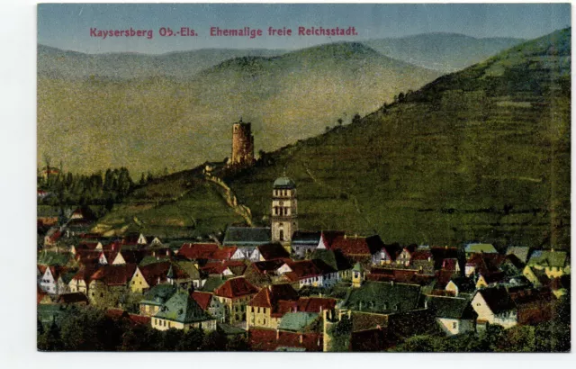 KAYSERSBERG - Alsace - Haut Rhin - CPA 68 - vue generale couleur