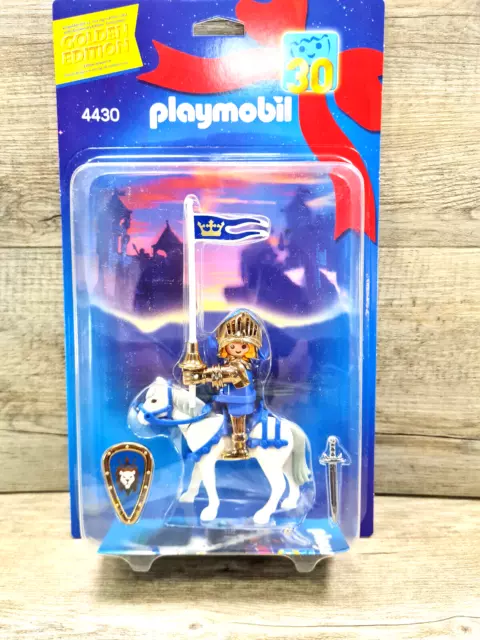 PLAYMOBIL® 4430 Goldener Ritter 30 Jahre mit Echtgold NEU OVP RAR SEALED