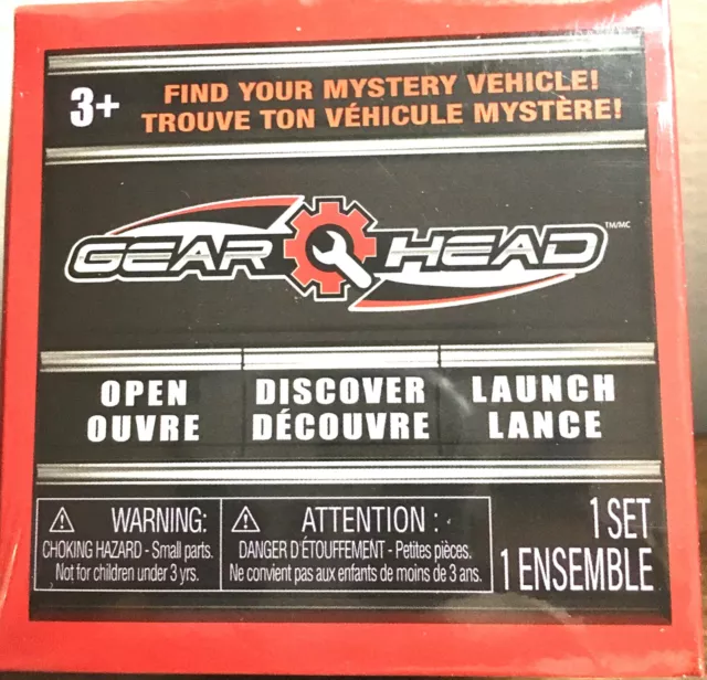 Gear Head Wood Crate Mystery Vehicle Real Metal Tools!