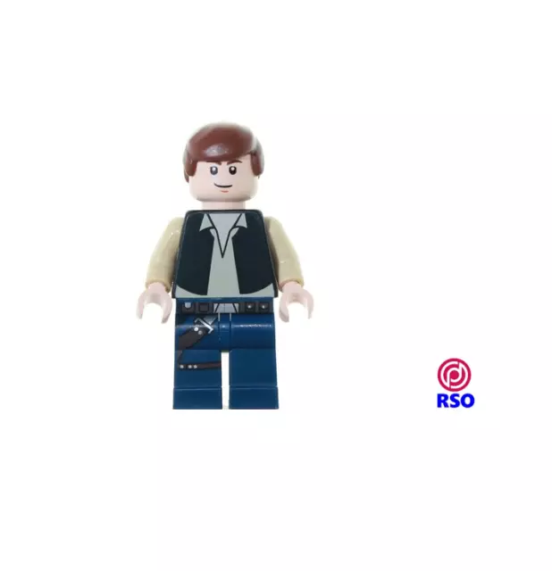 Lego Star Wars Minifigur sw0334 Han Solo gebraucht Zustand Sehr Gut