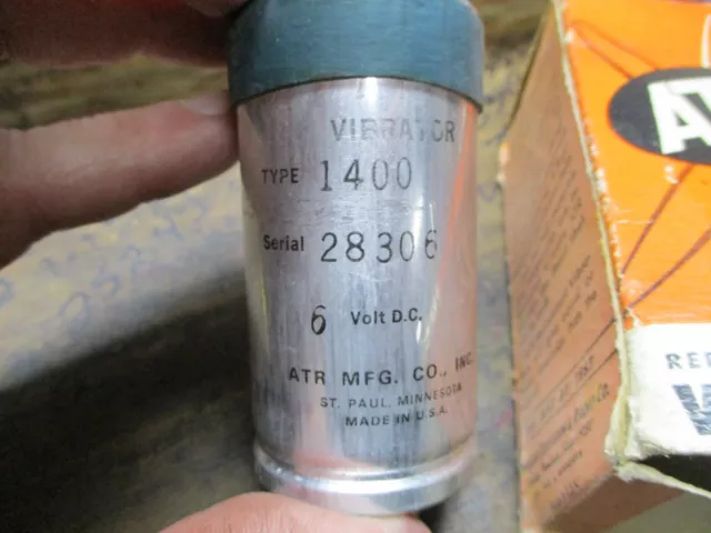 ATR 1400 6 Volt - 4Pin Vibrator NOS