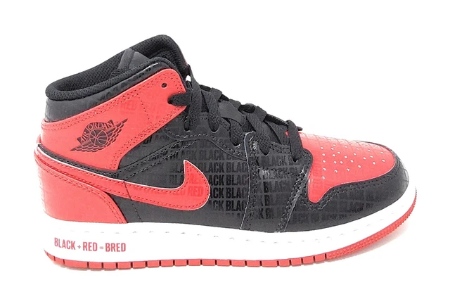 Nike Air Jordan 1 mid SS nero/rosso DM9650 001