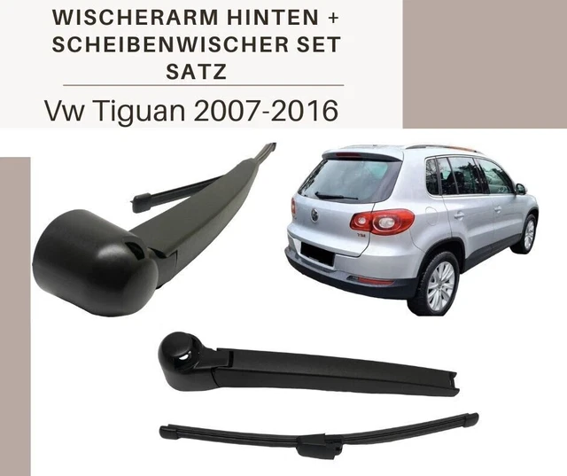 ⭐ BRAZO LIMPIAPARABRISAS + JUEGO LIMPIAPARABRISAS TRASERO VW Tiguan...