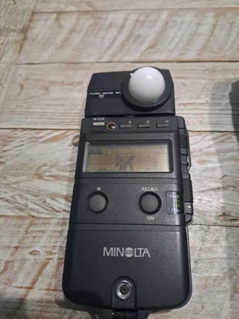 Minolta Flash Meter IV Light Meter From JAPAN 79113732