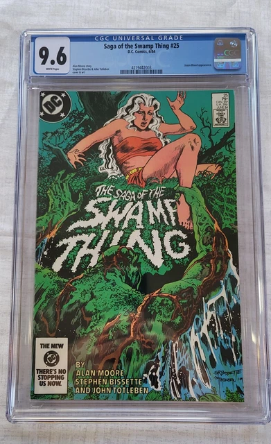 Saga of the Swamp Thing #25 (1984, DC) CGC 9.6 NM+ 1st Cameo App Constantine