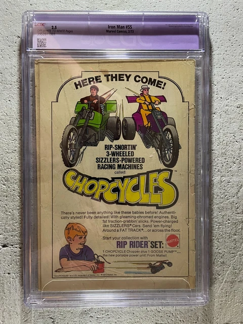 The Invincible Iron Man #55, (1973), 1st App. of Thanos, Kronos, Drax, CGC 2.5 2