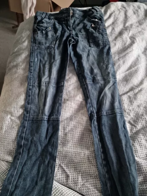 Marks And Spencers Indigo Collection Stretch Skinny Jeans  Age 10 Years