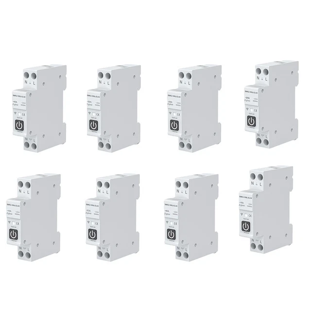 Interruttore Smart WIFI Per Din Rail - 10A, Controllo App Tuya, 3 Modalità Timer - Foto 10