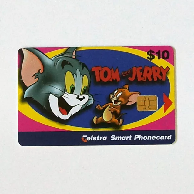 Telstra Australia Used Smart Phonecard  - $10 Tom and Jerry