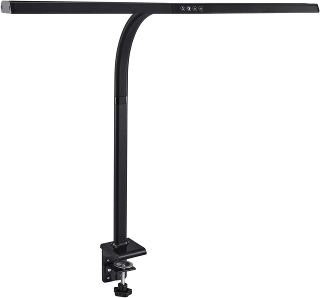 LED Desk Lamp, Architect Clamp Task Table Lamp, 20W Super Bright Extra Wide Area