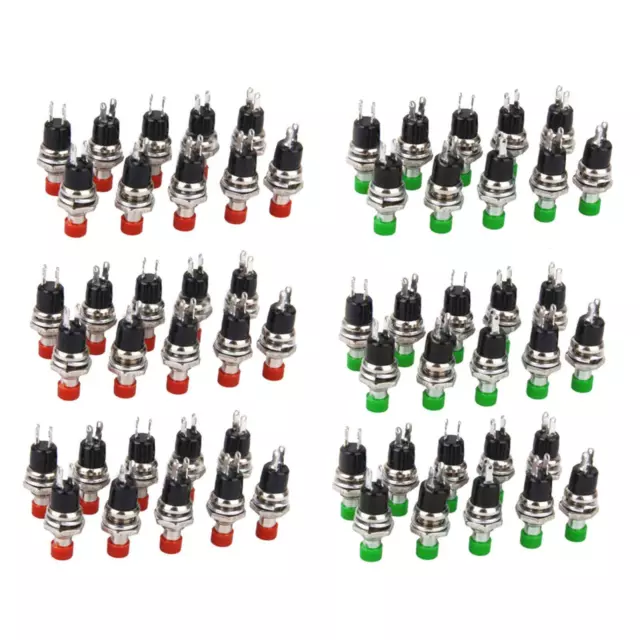 60x pulsanti falce rosso + verde per modellino ferroviario hobby 25 mm. yt