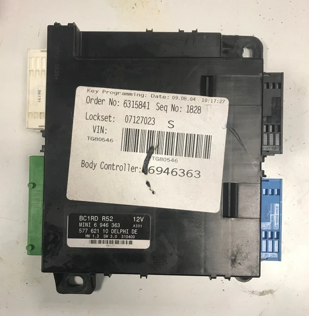 GENUINE USED MINI Basic Body Control Module Unit for R52 Convertible ...