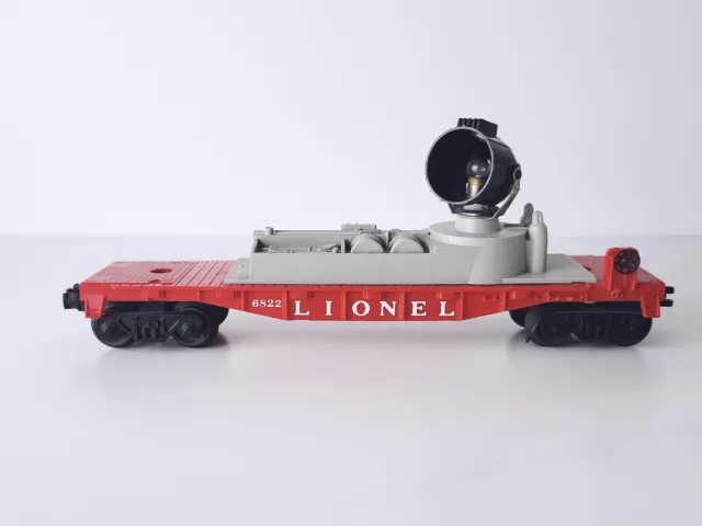 Lionel O Gauge - Track Maintenance Searchlight Car #6822 - Untested - No Box